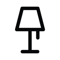 Light Lamp Vector icon which is suitable for commercial work and easily modify or edit it

