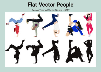 211128_Person Themed Vector Source - 5SET