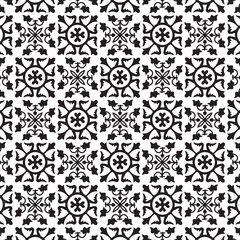 Vector seamless pattern with lettering Happy Easter and mandala shape. Perfect texture for your Easter printing and textile design, paper, fabric, book cover, web and magazine pages background.
