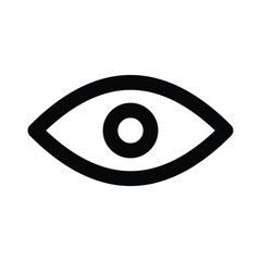 Eye Vector icon which is suitable for commercial work and easily modify or edit it

