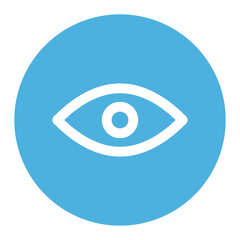 Eye Vector icon which is suitable for commercial work and easily modify or edit it

