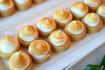 A small, appetizing bakery for eating with hot coffee during breaks.