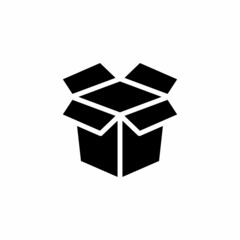 Box icon in vector. Logotype