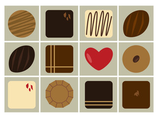 バレンタイン　チョコレート　ボンボンショコラ