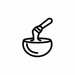 Honey icon in vector. Logotype