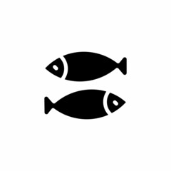 Fish icon in vector. Logotype