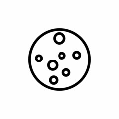 Cookie icon in vector. Logotype