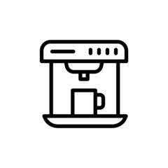 Coffee Maker icon in vector. Logotype