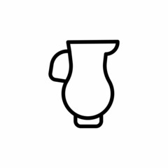 Jug icon in vector. Logotype