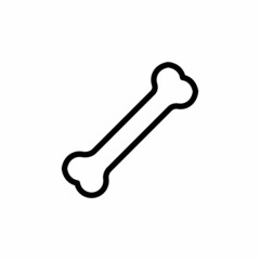 Bone icon in vector. Logotype