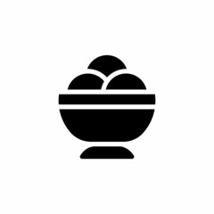 Snack Bowl icon in vector. Logotype