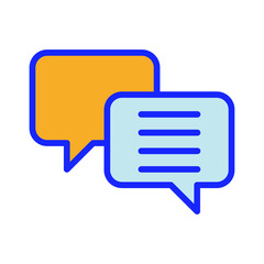 Messaging Vector icon which is suitable for commercial work and easily modify or edit it

