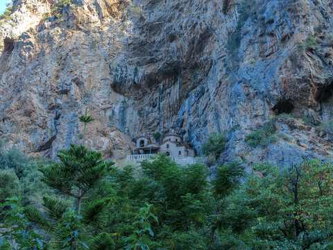 Monastery of Saint Eleousa near Agrinio in Greece