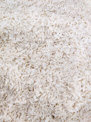 Rice texture. Basmati rice grains background.