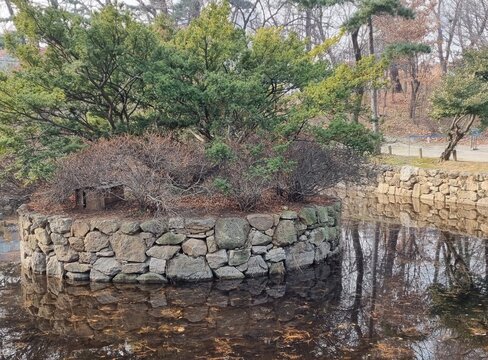 Jongmyo, an old palace in Korea