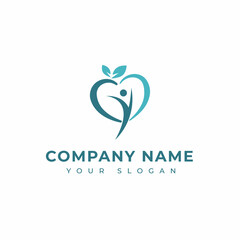 Medical logo design vector template