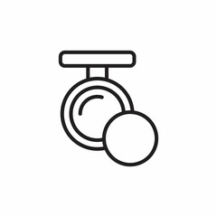 COMPACT POWDER icon in vector. Logotype