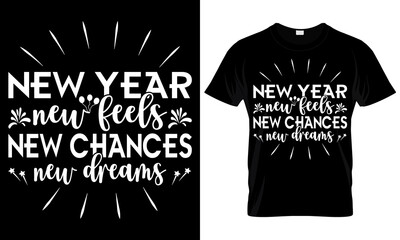 Happy New Year T shirt design - funny 2021 design - New year 2022 t-shirt design template vector and typography. Ready for t-shirt, mug, gift and other printing.
