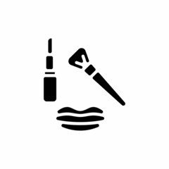 MAKEUP icon in vector. Logotype