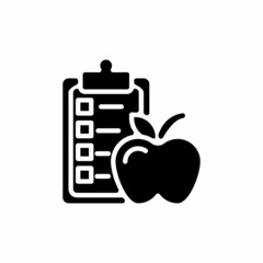 DIET icon in vector. Logotype