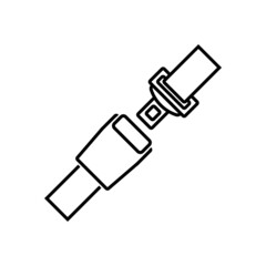 seat belt icon, safety vector, care illustration