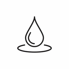 WATERDROP icon in vector. Logotype