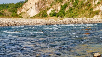 Rapids in a mountain river