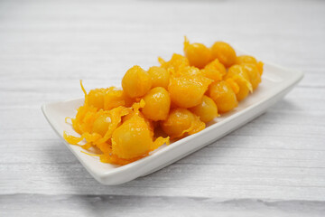 Traditional Thai desserts  bean paste