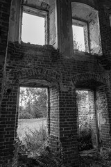 interior of an abandoned orthodox church