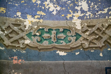 antique ornament on the wall