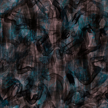 Abstract colorful grunge seamless texture of scribble art Graffiti style Doodle Dash