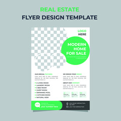 modern Real Estate Flyer design template