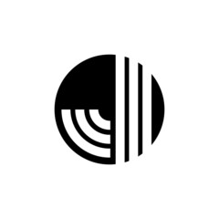 letter J initial monogram logo icon vector template