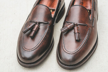 I took care of my precious leather shoes.