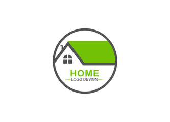 Real estate home logo Free Vector