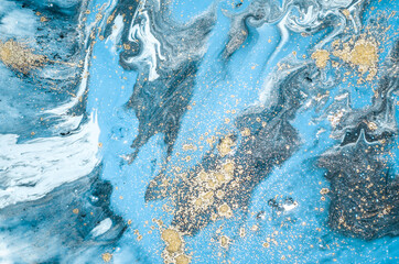 Abstract ocean- ART. Natural Luxury. Style incorporates the swirls of marble or the ripples of agate.Extra special and luxurious.Oriental painting. Abstract fantasia. Treasury of art. Beautiful onyx.