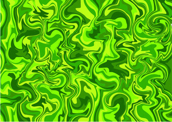 marbled texture of green colors, psychedelic backgrounds in the form of waves, groovy banner background