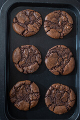 sweet home made Chocolate brownie cookies