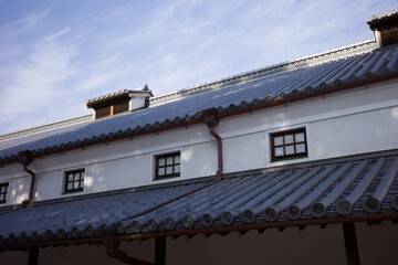 とても古くて美しい日本の香川県の琴平の建物