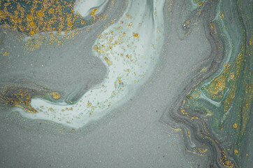 Natural luxury. Tiffany blue. Abstract ocean- ART. Style incorporates the swirls of marble or the ripples of agate. Very beautiful blue paint with the addition of gold powder.	
