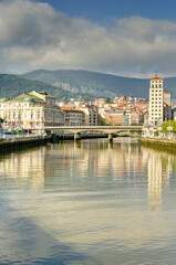 Bilbao cityscape, HDR Image