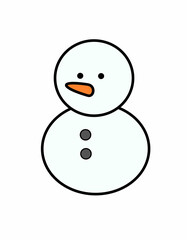 雪だるま４(色)