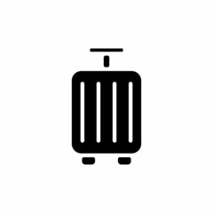 WHEELED LUGGAGE icon in vector. Logotype
