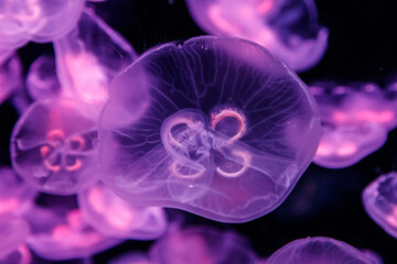 macro aurelia aurita semaeostomeae