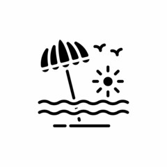 ISLAND icon in vector. Logotype