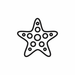 STARFISH icon in vector. Logotype