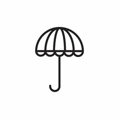 UMBRELLA icon in vector. Logotype