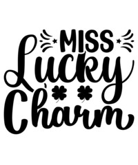 Miss Lucky charm Svg