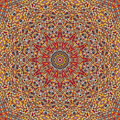 3d effect - abstract mandala style pattern 
