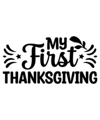 My first Thanksgiving Svg